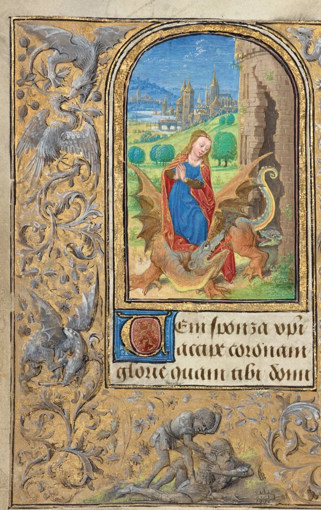 An illustration from Prayer Book of Charles the Bold, 1469, leaf 111