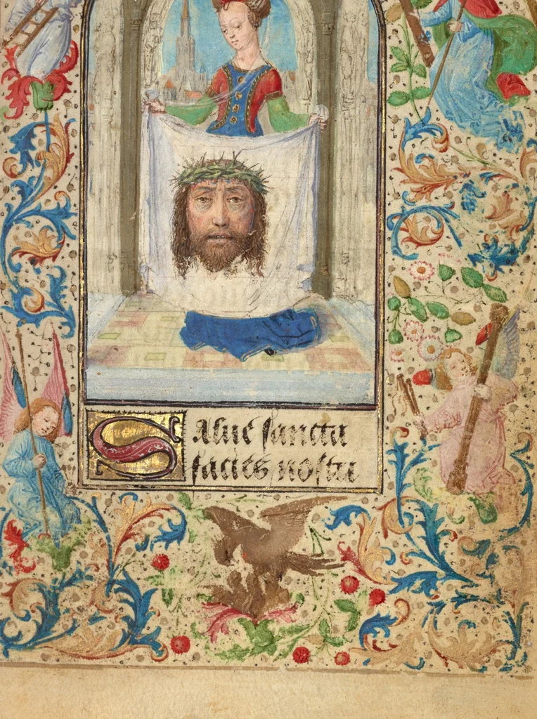 An illustration from Prayer Book of Charles the Bold, 1469, leaf 115