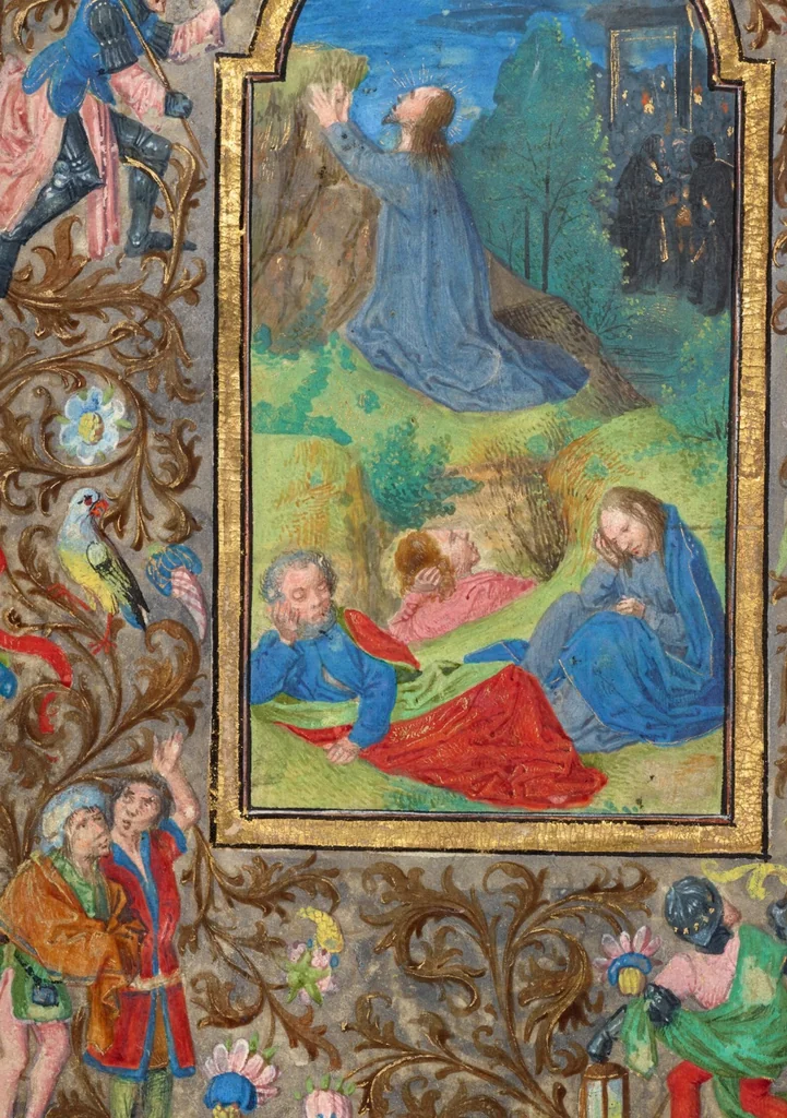 An illustration from Prayer Book of Charles the Bold, 1469, leaf 117