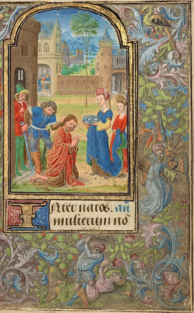An illustration from Prayer Book of Charles the Bold, 1469, leaf 118