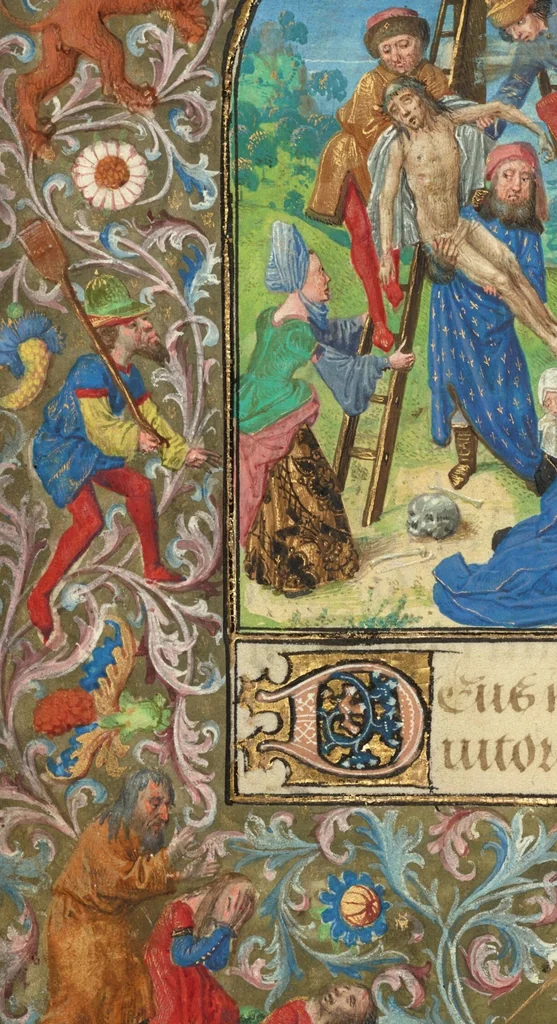 An illustration from Prayer Book of Charles the Bold, 1469, leaf 121