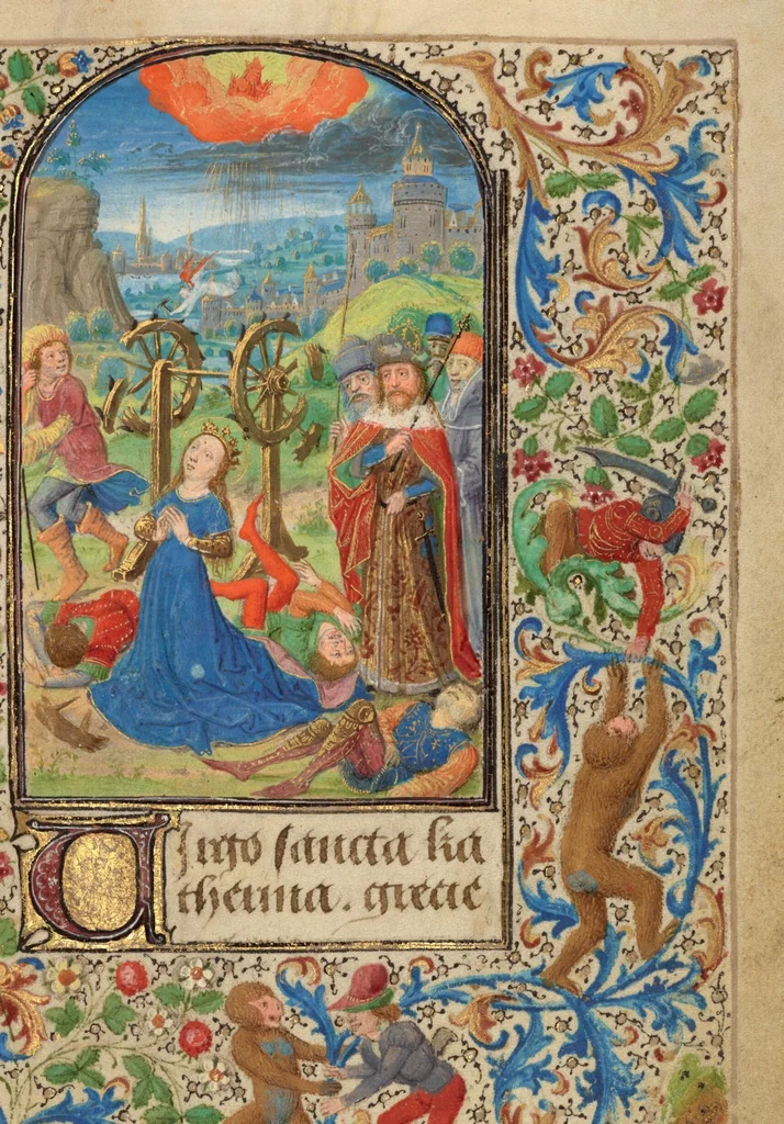 An illustration from Prayer Book of Charles the Bold, 1469, leaf 127
