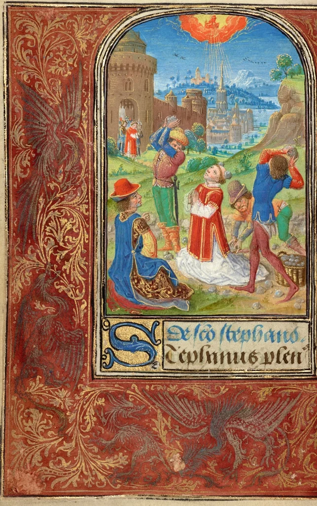 An illustration from Prayer Book of Charles the Bold, 1469, leaf 132