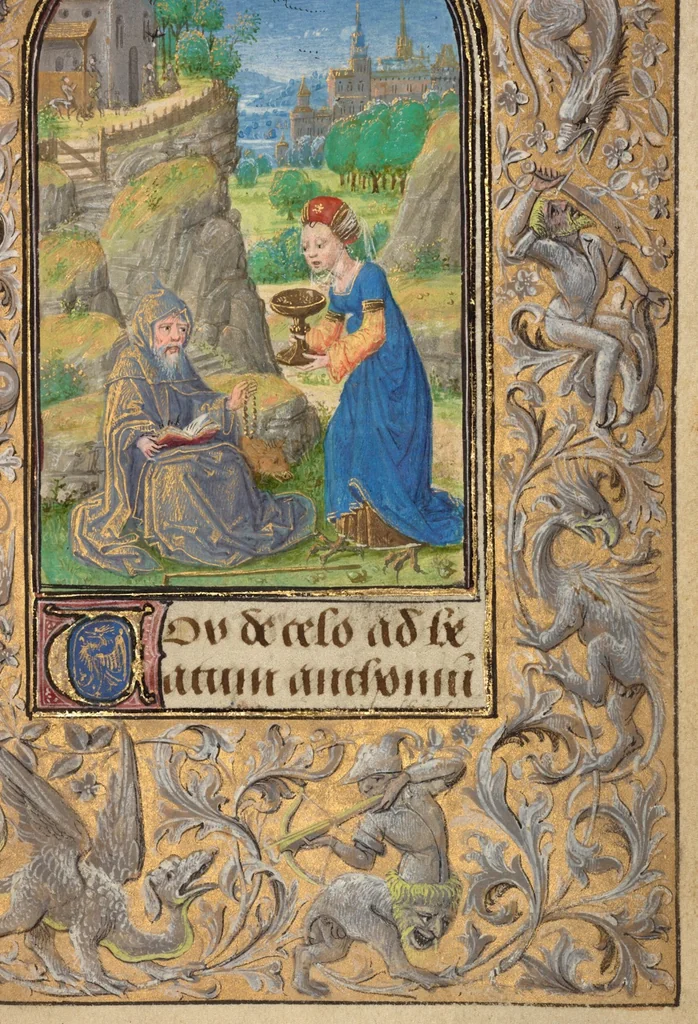 An illustration from Prayer Book of Charles the Bold, 1469, leaf 133