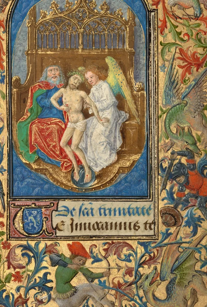 An illustration from Prayer Book of Charles the Bold, 1469, leaf 134
