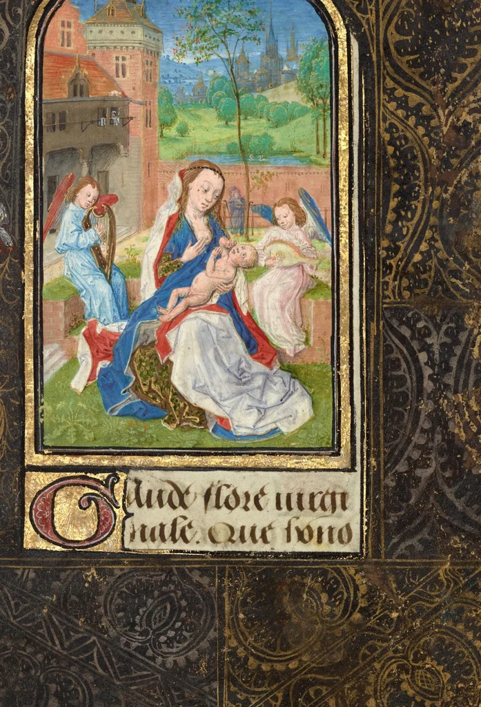 An illustration from Prayer Book of Charles the Bold, 1469, leaf 135