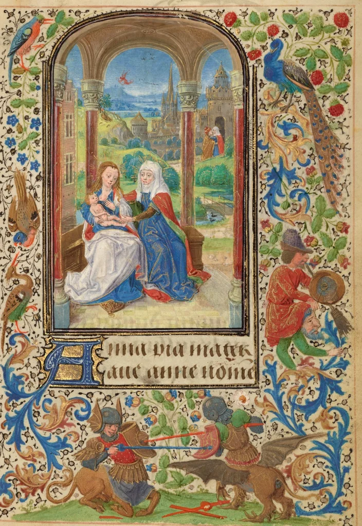 An illustration from Prayer Book of Charles the Bold, 1469, leaf 137