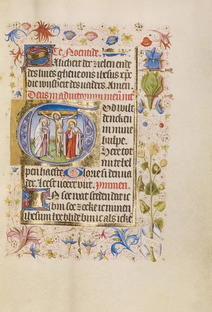 An illustration from Book of Hours, 1460, leaf 15