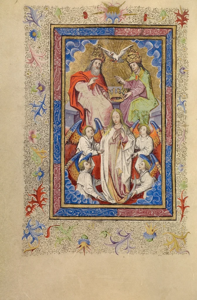 An illustration from Book of Hours, 1460, leaf 38