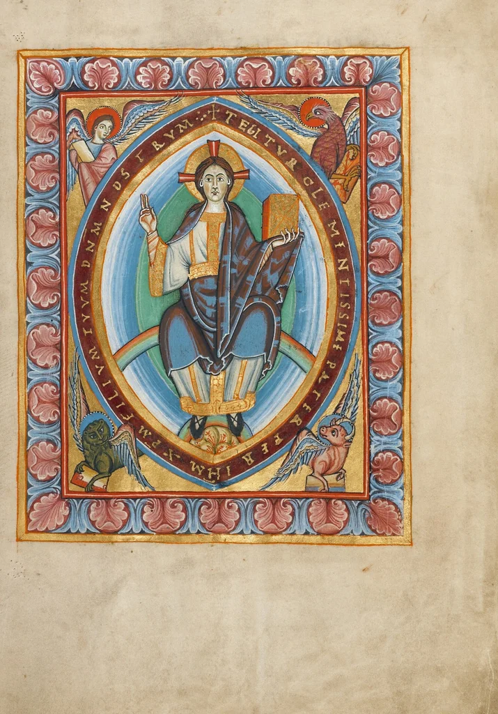 An illustration from Sacramentary, 1025, leaf 1