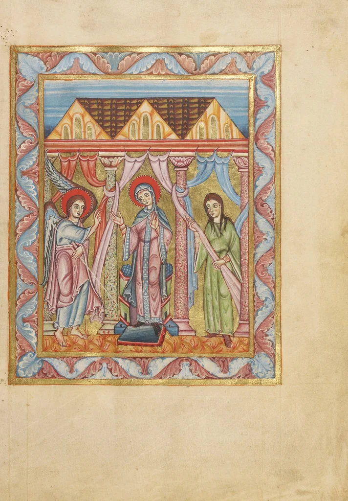 An illustration from Sacramentary, 1025, leaf 15