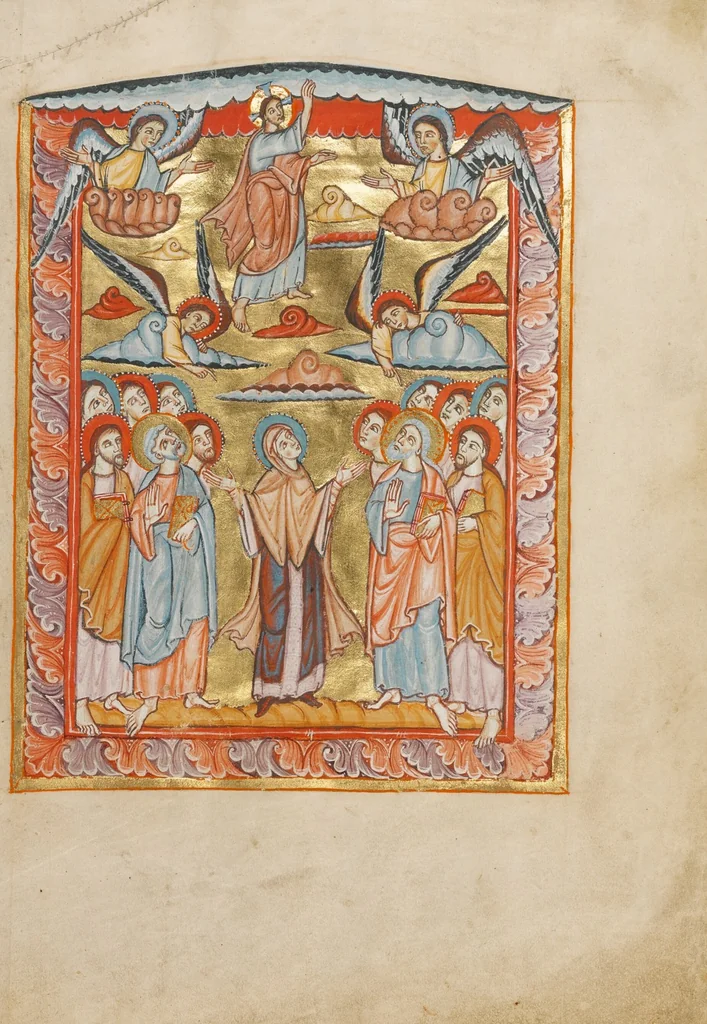 An illustration from Sacramentary, 1025, leaf 16