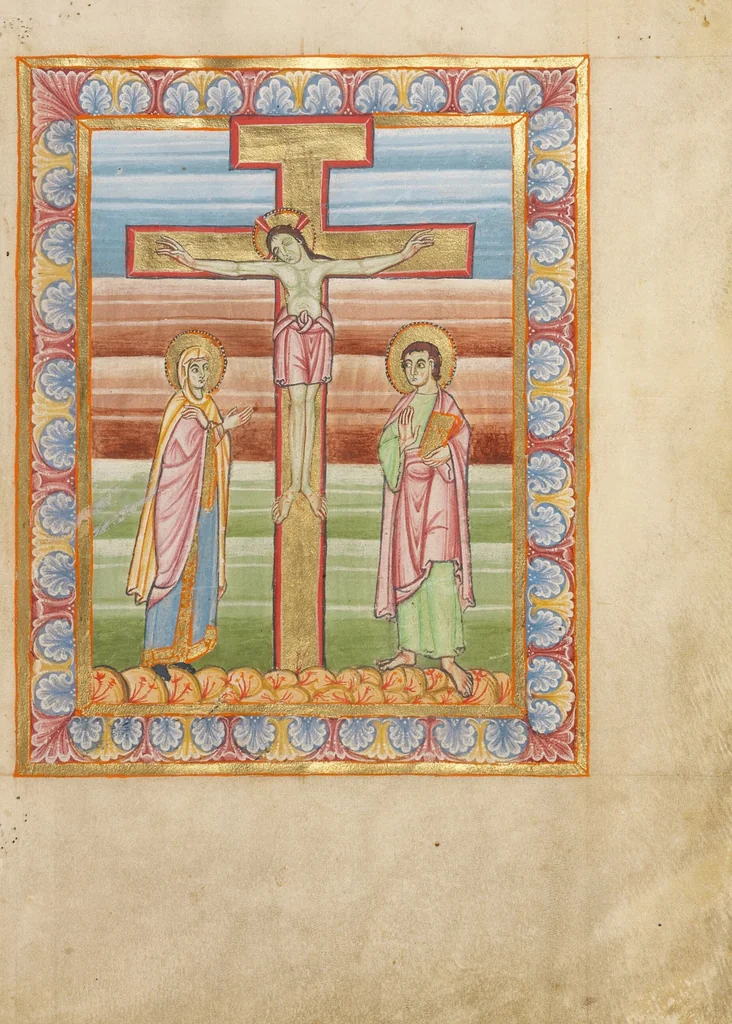 An illustration from Sacramentary, 1025, leaf 17