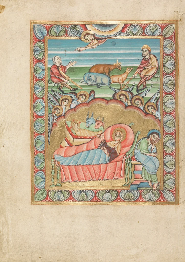 An illustration from Sacramentary, 1025, leaf 18