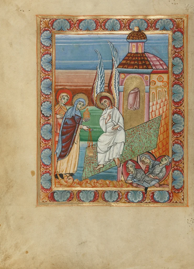 An illustration from Sacramentary, 1025, leaf 19