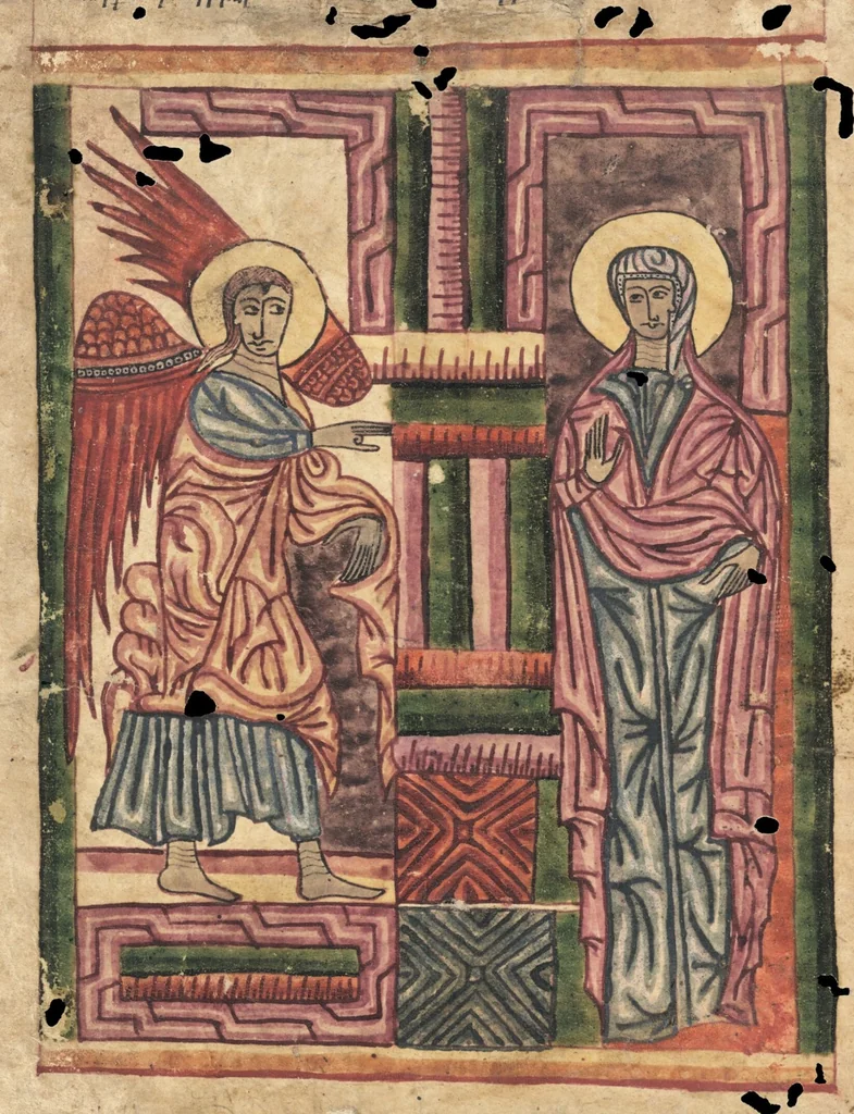 An illustration from Gospel Book, 1583, leaf 15