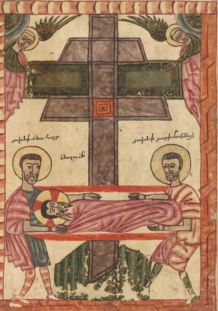 An illustration from Gospel Book, 1583, leaf 22