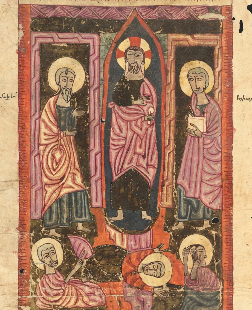 An illustration from Gospel Book, 1583, leaf 27