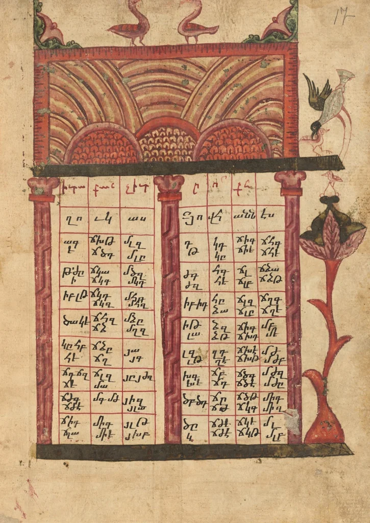 An illustration from Gospel Book, 1583, leaf 8