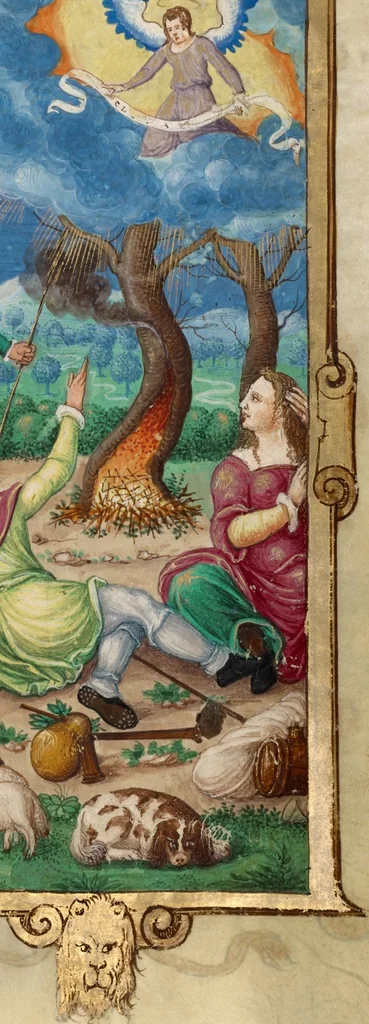 An illustration from Book of Hours, 1544, leaf 14