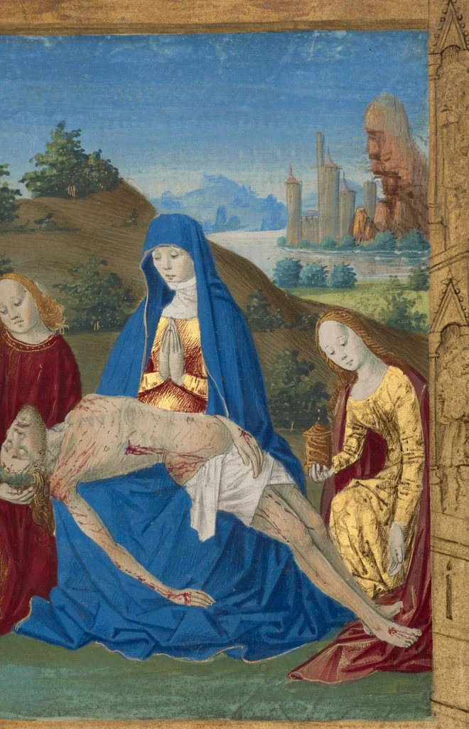 An illustration from Book of Hours, 1478, leaf 12