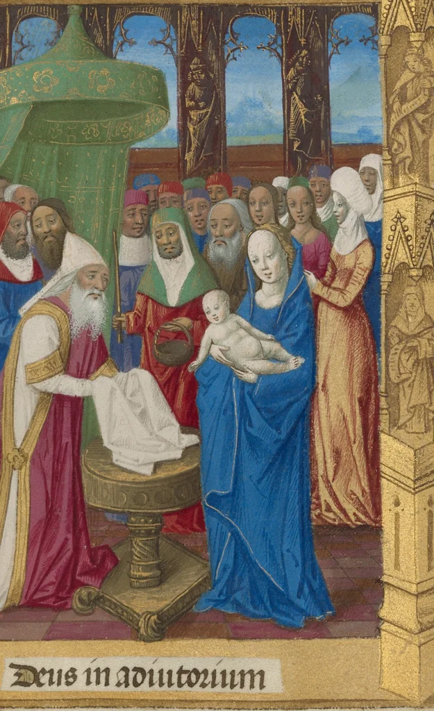 An illustration from Book of Hours, 1478, leaf 13