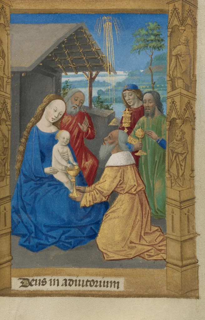 An illustration from Book of Hours, 1478, leaf 5