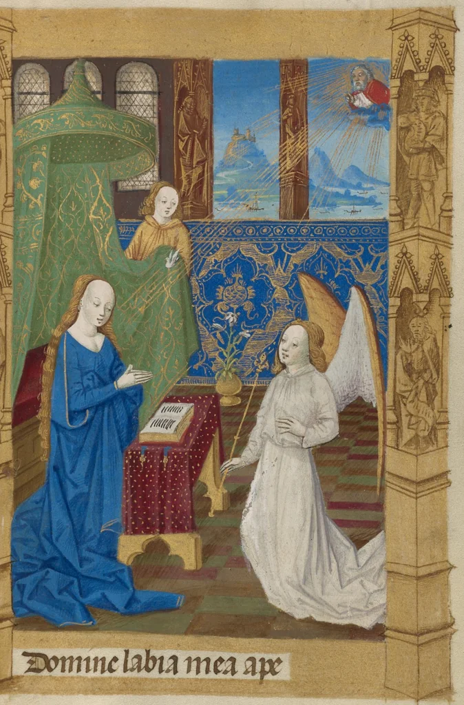An illustration from Book of Hours, 1478, leaf 6