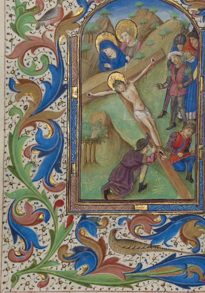 An illustration from Book of Hours, 1450, leaf 14