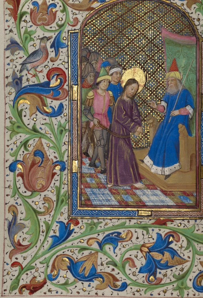 An illustration from Book of Hours, 1450, leaf 15