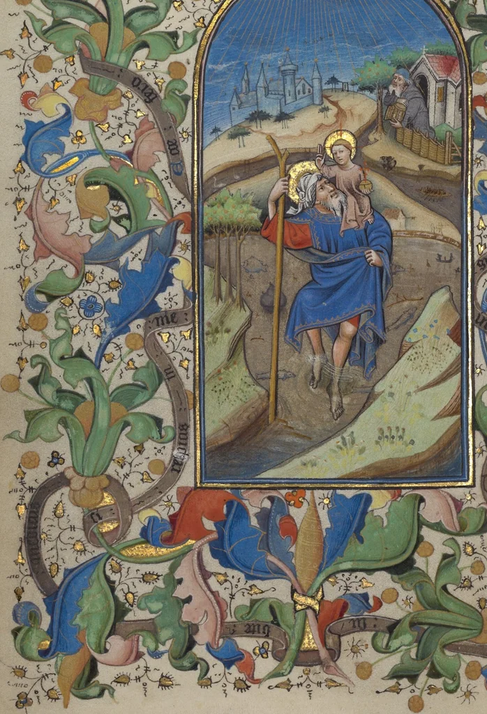 An illustration from Book of Hours, 1450, leaf 38
