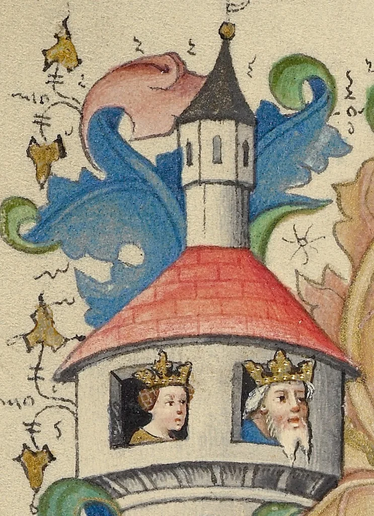 An illustration from Book of Hours, 1450, leaf 40