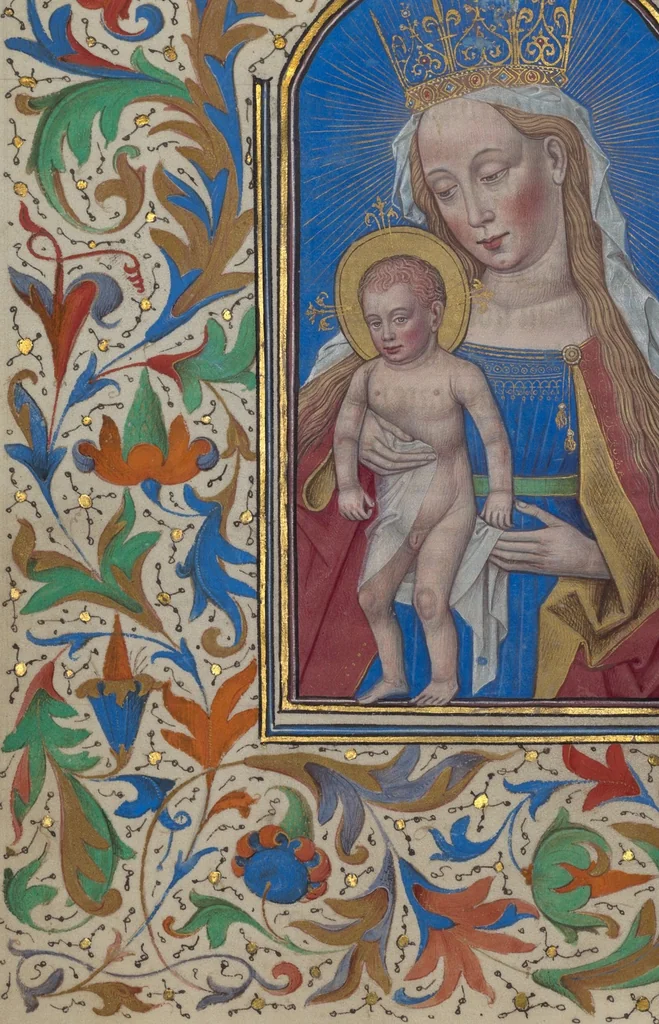 An illustration from Book of Hours, 1450, leaf 53