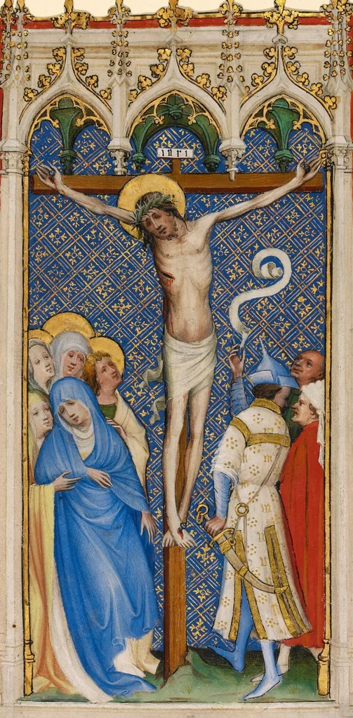 An illustration from Two Miniatures, Possibly from a Manuscript, 1400, leaf 2