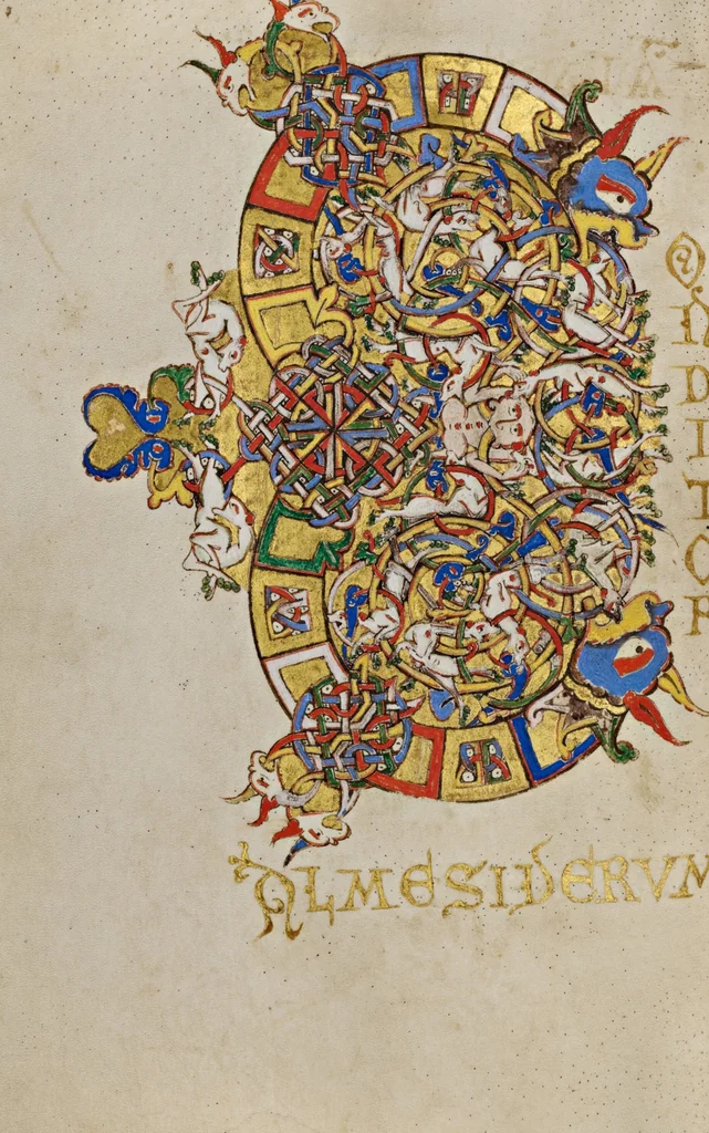 An illustration from Breviary, 1153, leaf 12