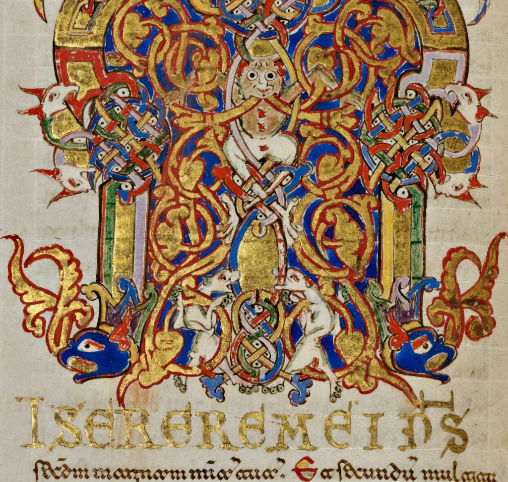 An illustration from Breviary, 1153, leaf 22