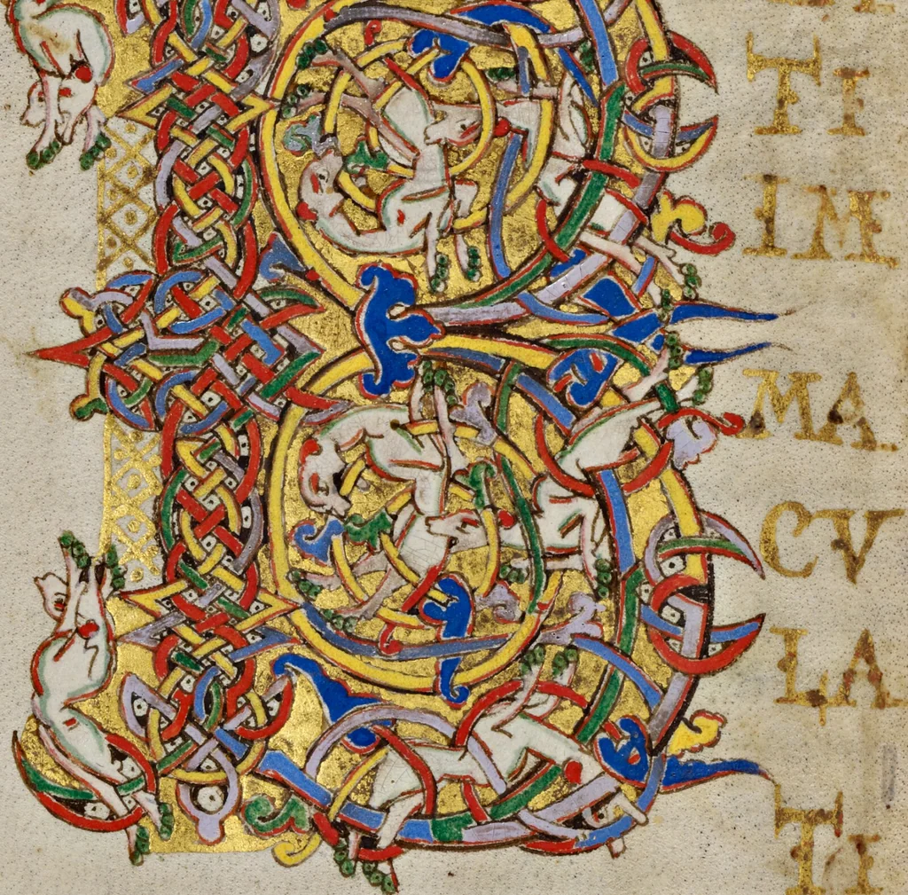 An illustration from Breviary, 1153, leaf 8