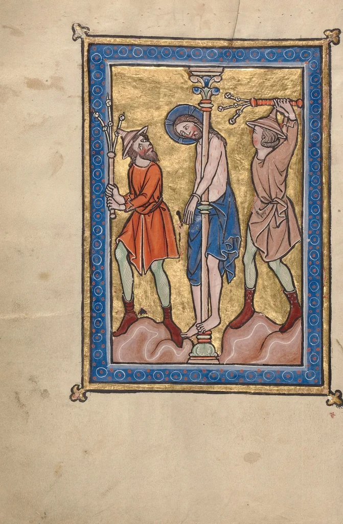 An illustration from Psalter, leaf 31