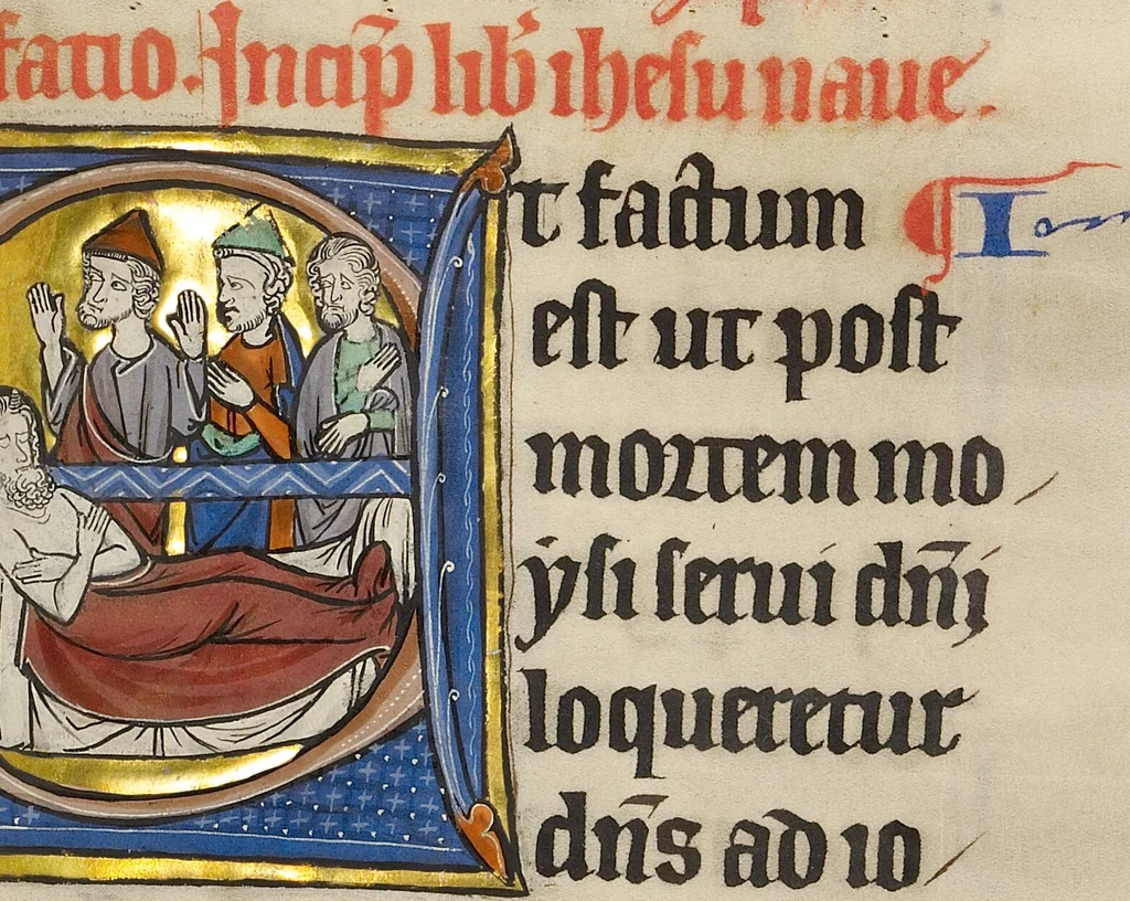 An illustration from Marquette Bible, vol. 1, 1270, leaf 4