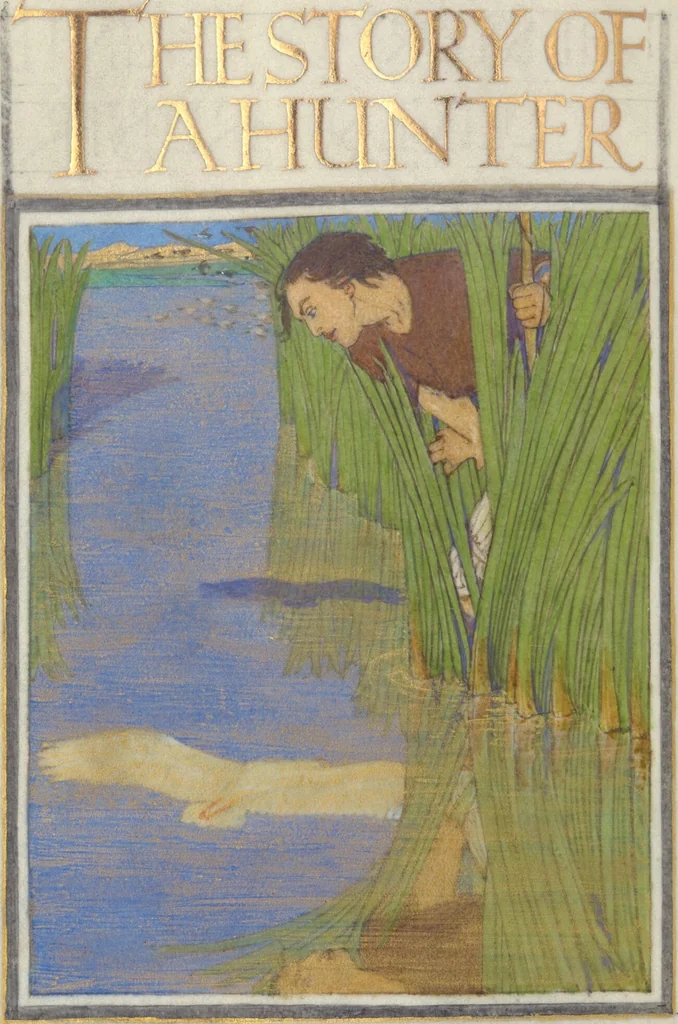 An illustration from The Story of a Hunter, 1908, leaf 5