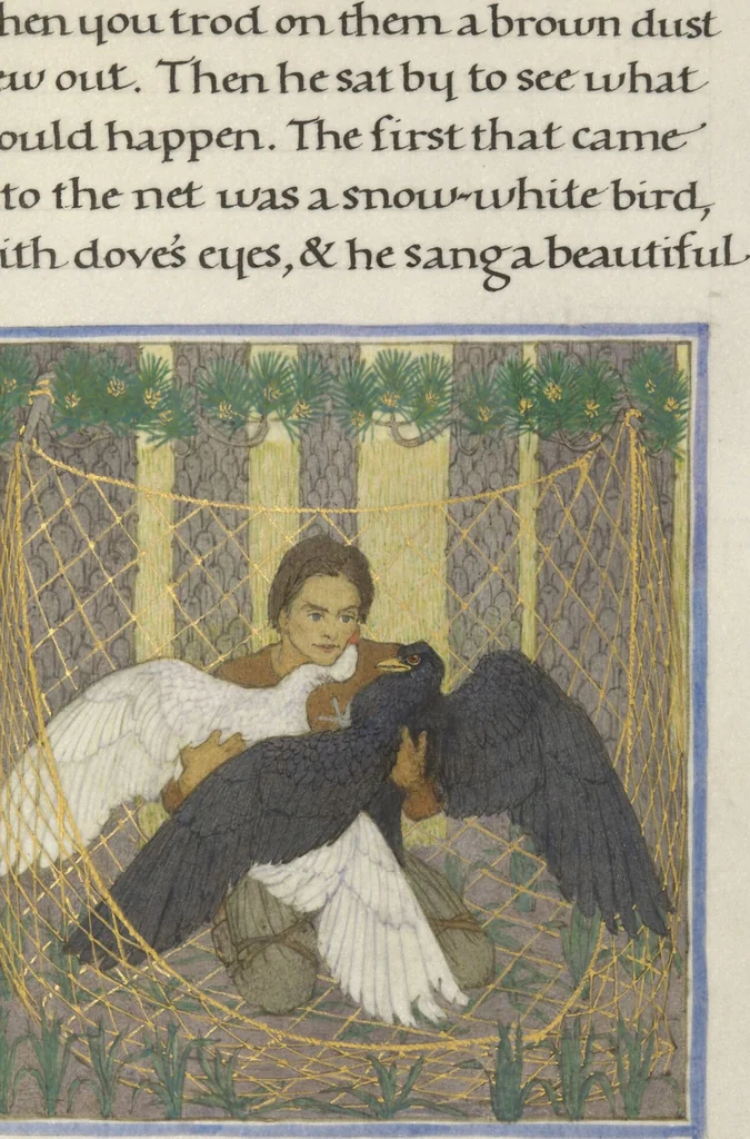 An illustration from The Story of a Hunter, 1908, leaf 7