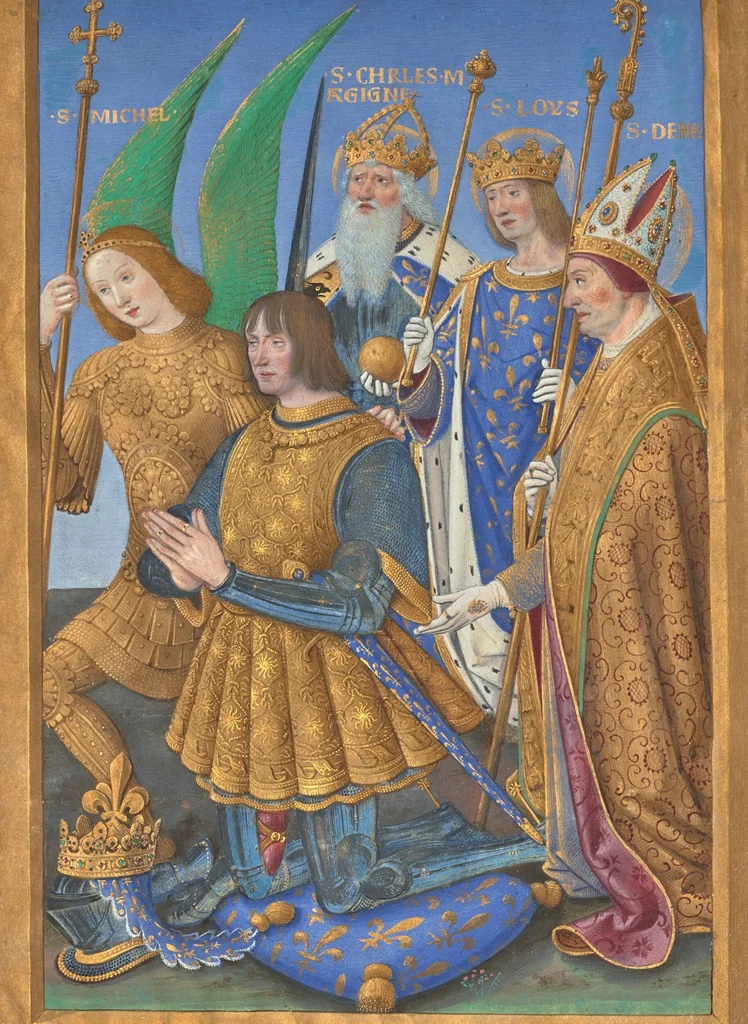 An illustration from Leaf from the Hours of Louis XII, 1498, leaf 1