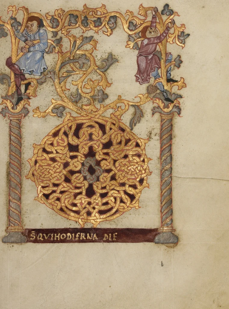 An illustration from Sacramentary, 1050, leaf 4