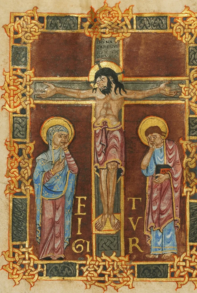 An illustration from Sacramentary, 1050, leaf 7