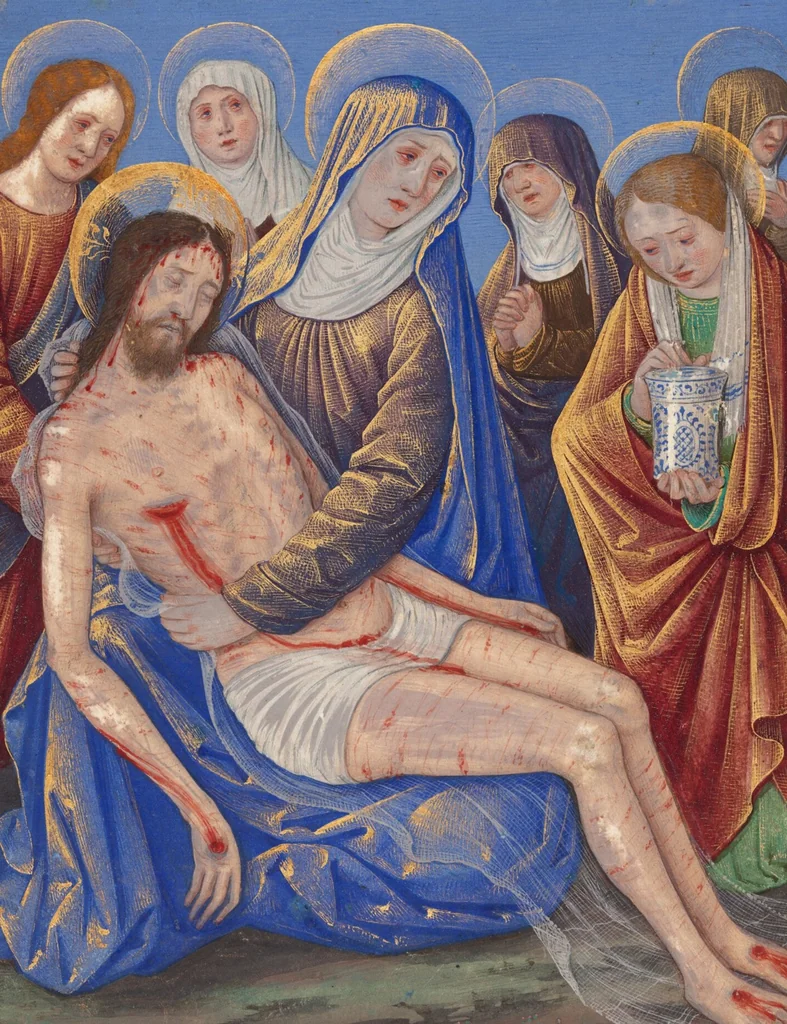 An illustration from Leaf from the Hours of Louis XII, 1498, leaf 1