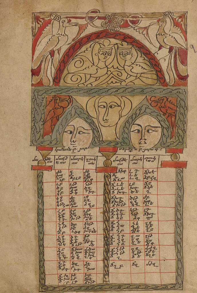 An illustration from Gospel Book, 1386, leaf 3