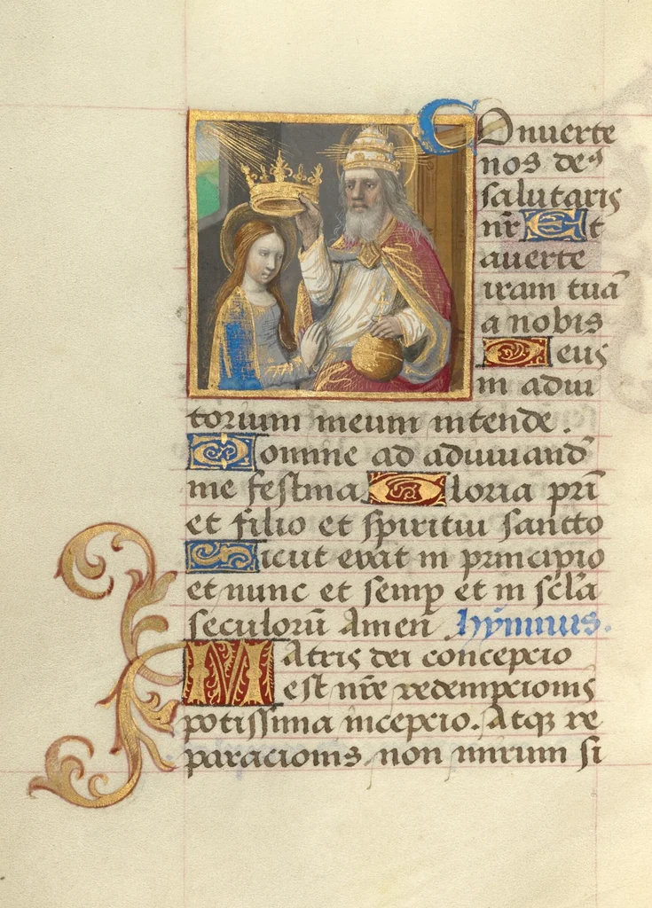 An illustration from Poncher Hours, 1500, leaf 11
