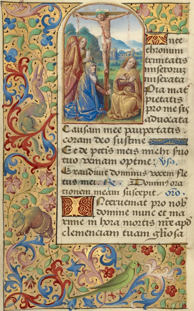 An illustration from Poncher Hours, 1500, leaf 13