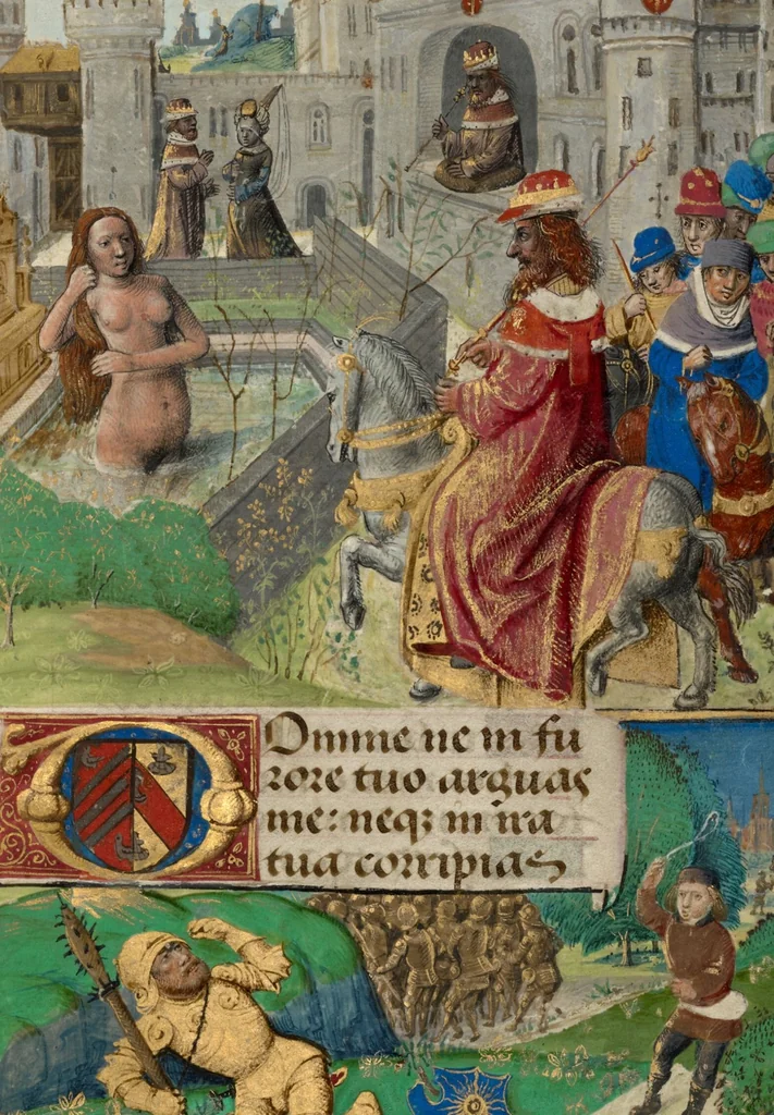 An illustration from Poncher Hours, 1500, leaf 14