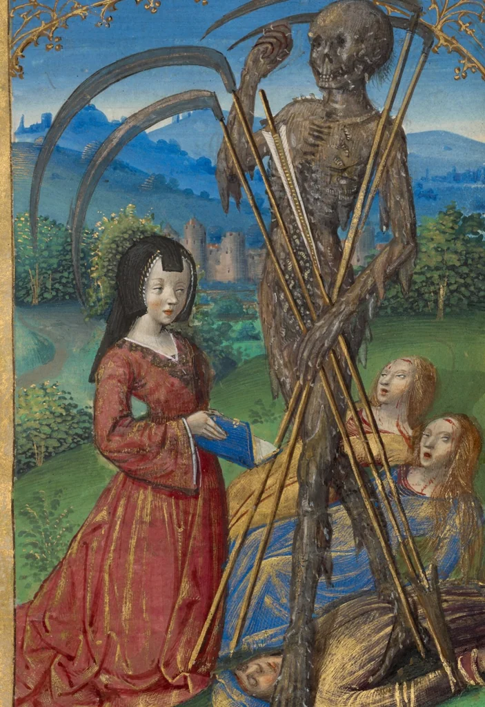 An illustration from Poncher Hours, 1500, leaf 15